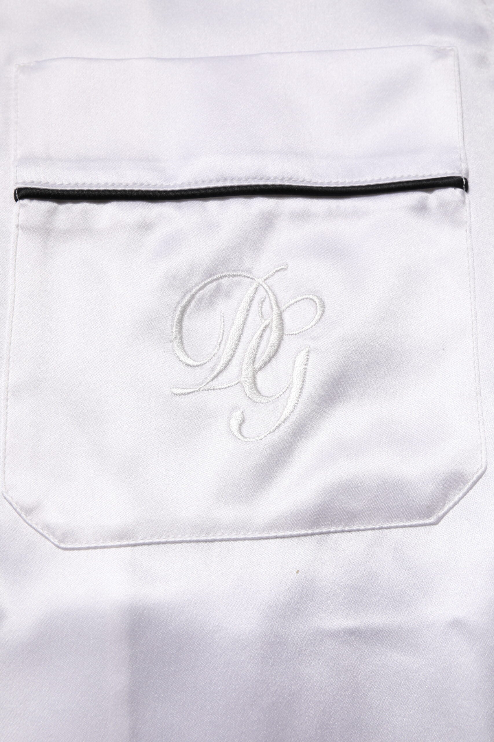 Dolce & Gabbana White Satin Silk Men Pyjama's for Men