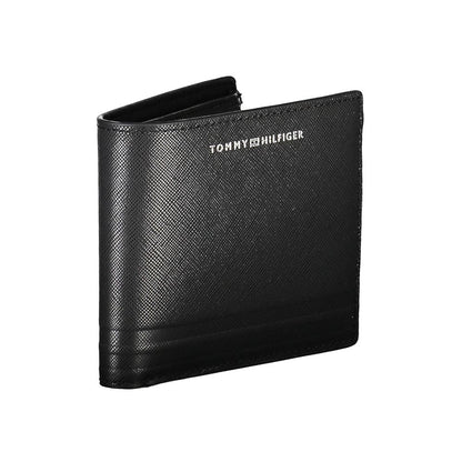 Tommy Hilfiger Black Leather Men’s Wallet