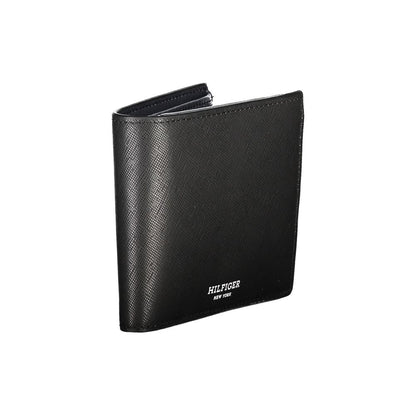 Tommy Hilfiger Black Leather Wallet for Men