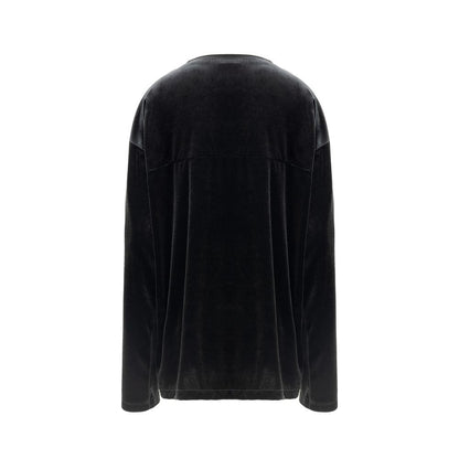 Tom Ford Black Velvet Long Sleeve Sweater