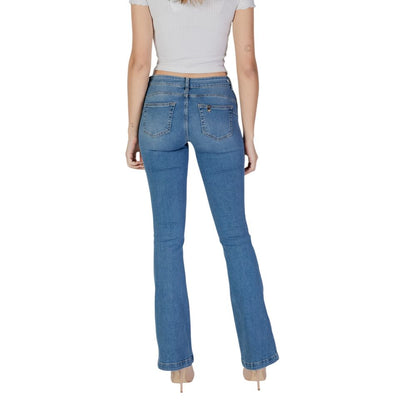 Liu Jo Light Blue Cotton Bootcut Jeans - Effortless Elegance