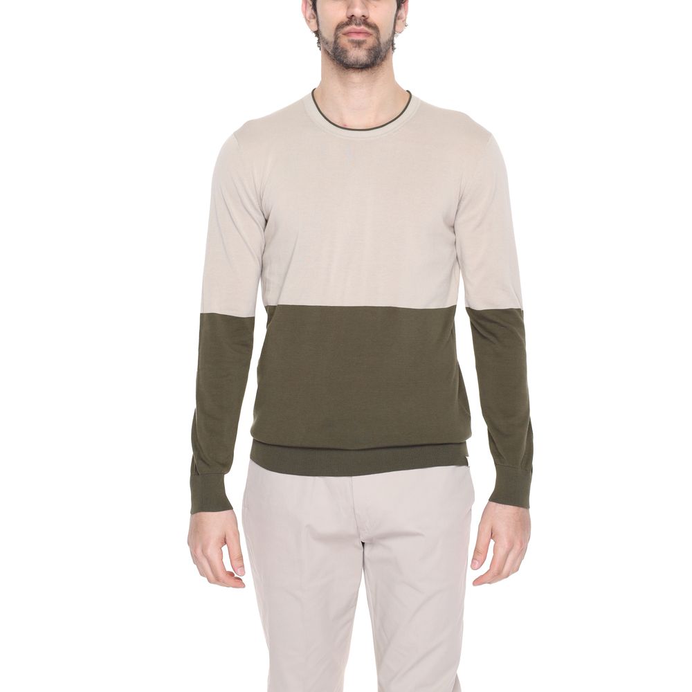 Liu Jo Beige Cotton Sweatshirt - GIRO LONGSTRIPE M124P202LONGSTRIPE