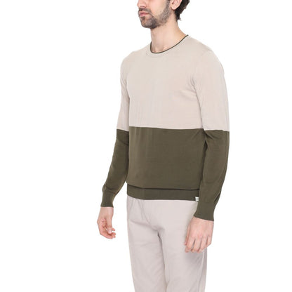 Liu Jo Beige Cotton Sweatshirt - GIRO LONGSTRIPE M124P202LONGSTRIPE