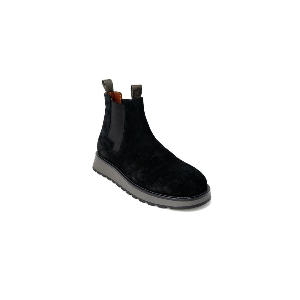 Liu Jo Black Suede Leather Ankle Boots for Men