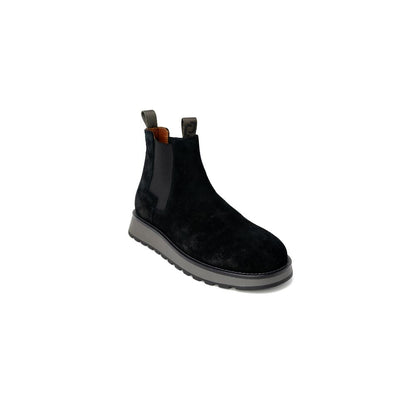 Liu Jo Black Suede Leather Ankle Boots for Men