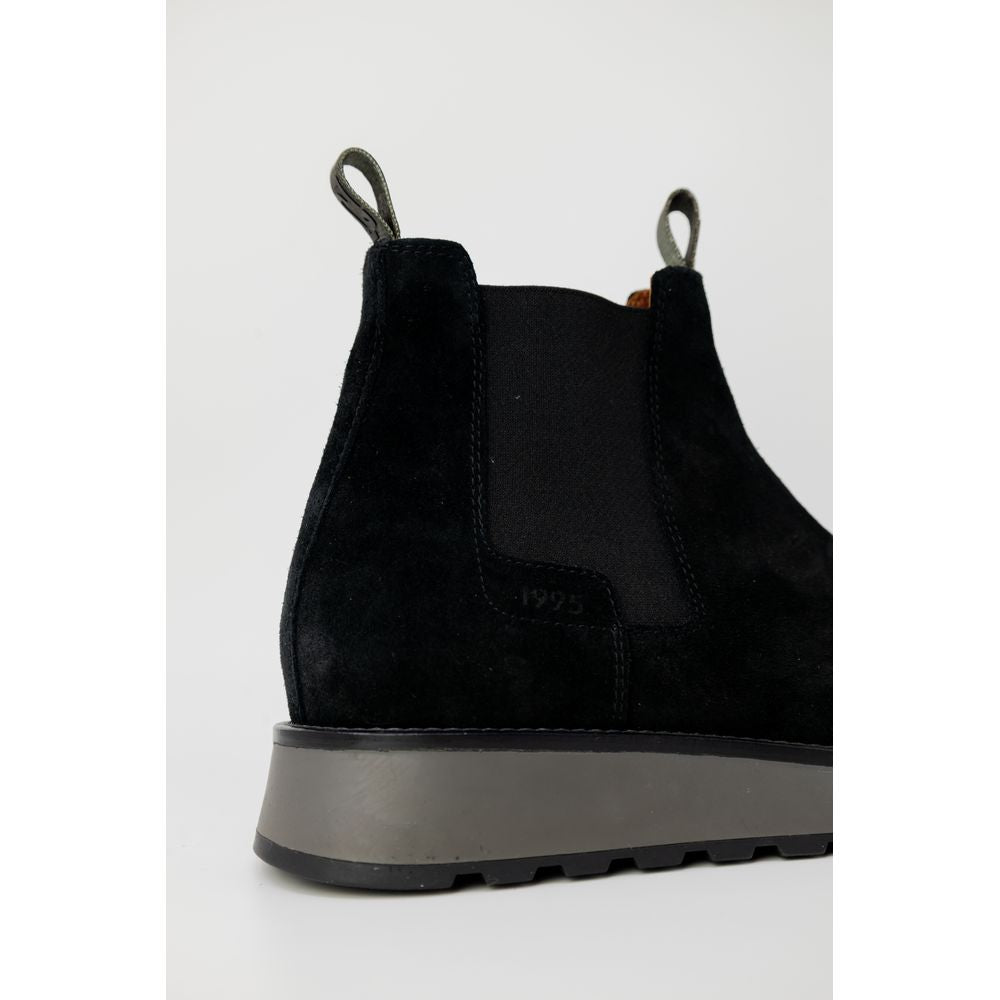 Liu Jo Black Suede Leather Ankle Boots for Men