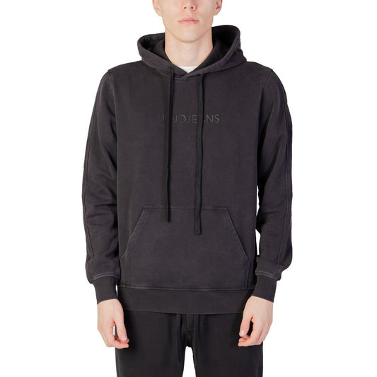 Liu Jo Black Cotton Hooded Sweatshirt