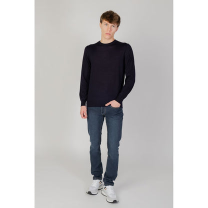 Liu Jo Blue Cotton Sweatshirt for Men