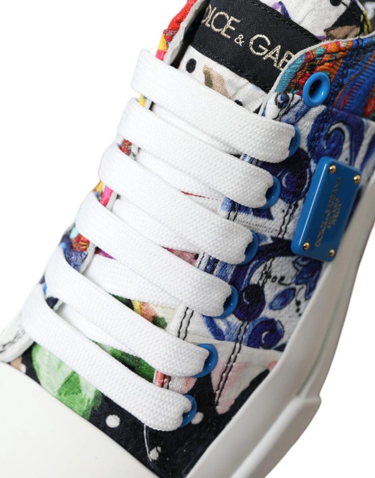 Dolce & Gabbana Multicolour Patchwork Low Top Sneakers