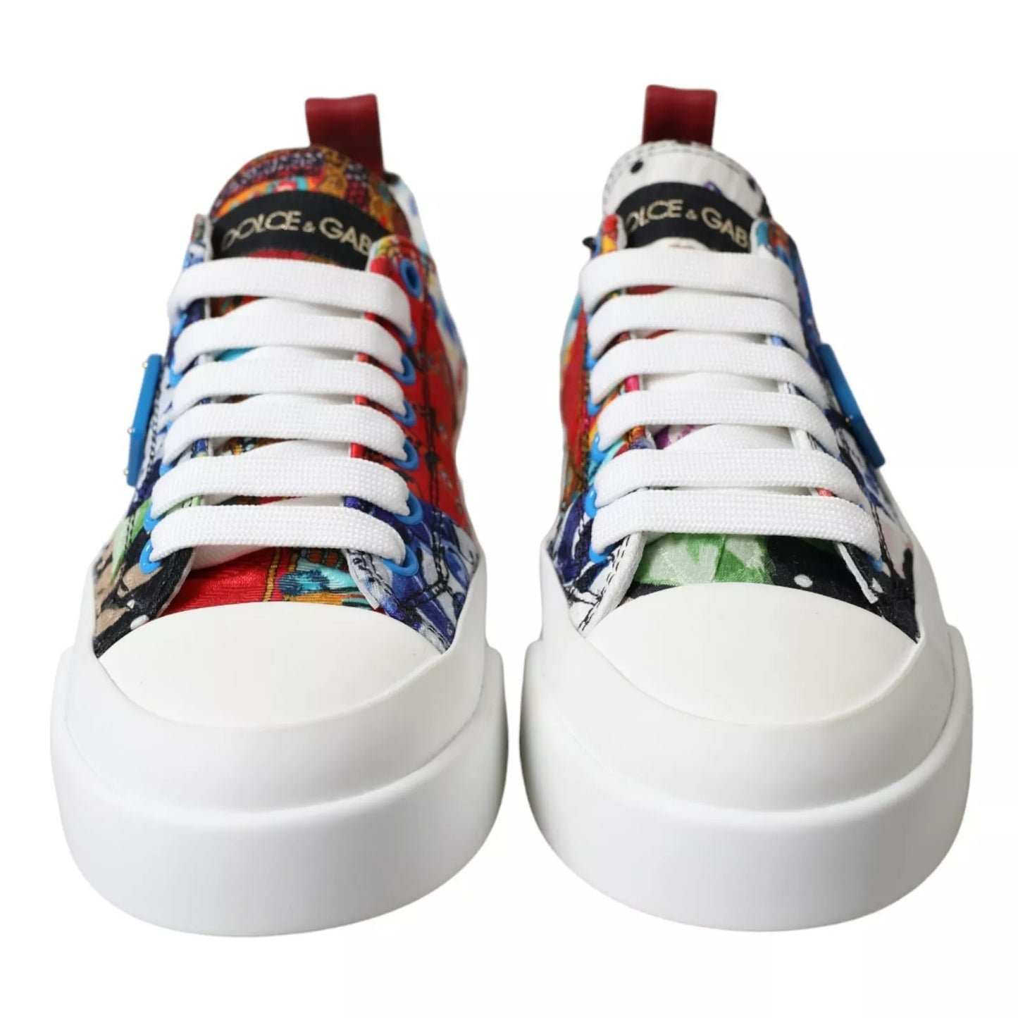 Dolce & Gabbana Multicolour Patchwork Low Top Sneakers