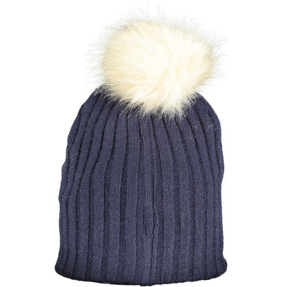 Norway 1963 Blue Women's Hat with Fur Pompon