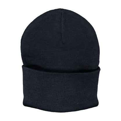 La Martina Blue Polyester Hat & Cap with Logo Embroidery