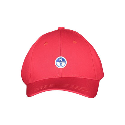 North Sails Red Cotton Hat & Cap with Visor