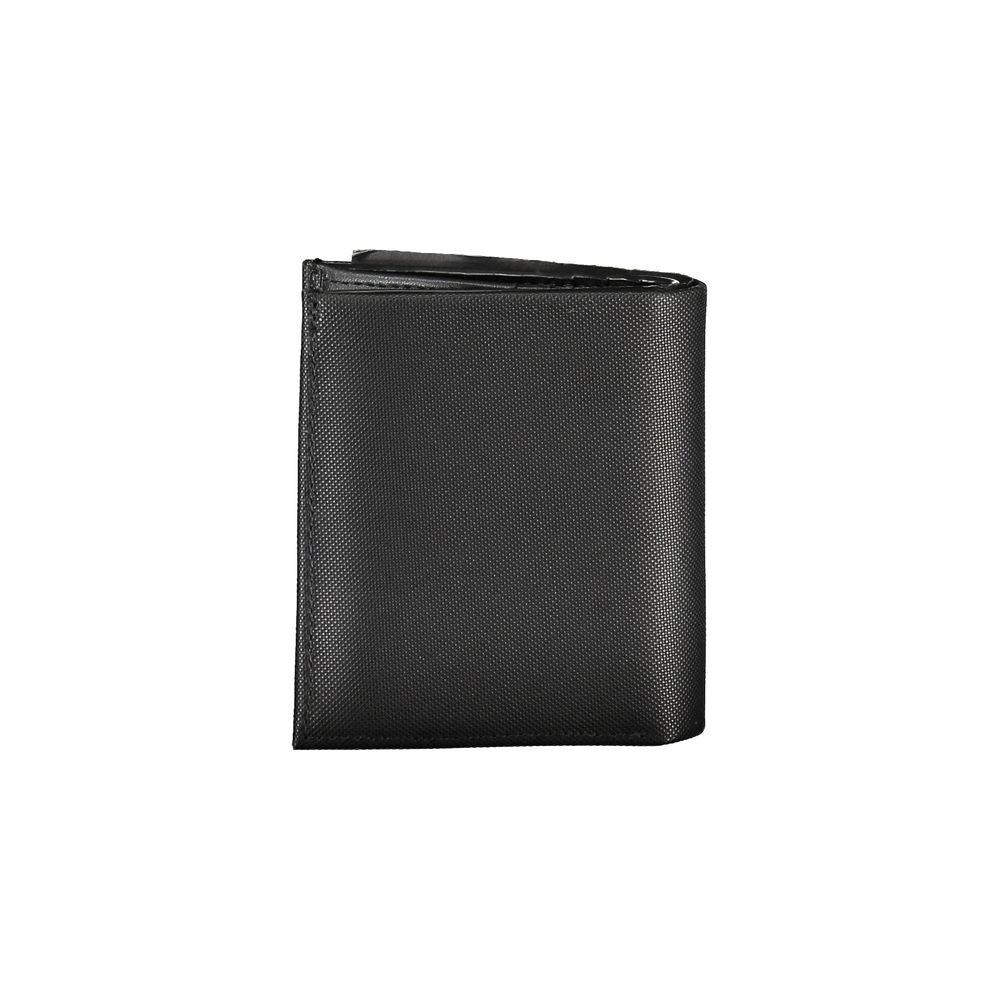 Calvin Klein Sleek Black Leather Bi-Fold Wallet with RFID Protection
