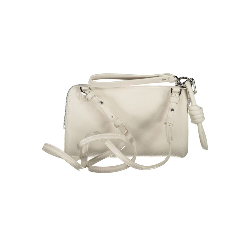 Desigual White Handbag - Statement Accessory for Every Occasion