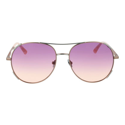 Scotch & Soda Women's Pink Aviator Sunglasses with Gradient Lenses