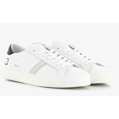 D.A.T.E White Leather Sneaker: Timeless Style and Comfort