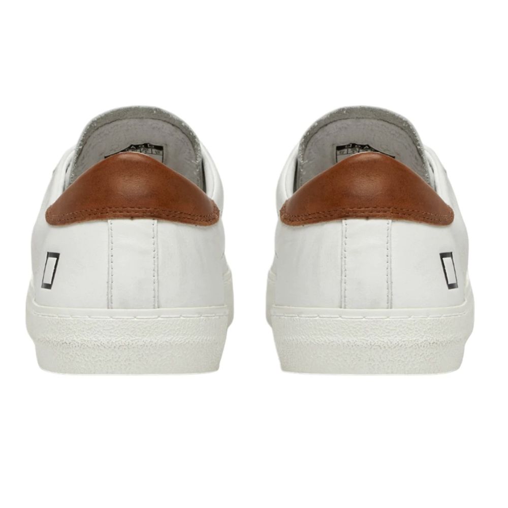 D.A.T.E White Leather Sneaker: Timeless Style and Comfort