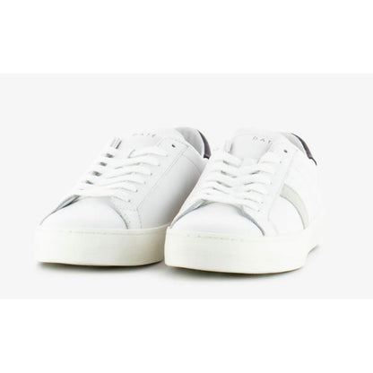 D.A.T.E White Leather Sneaker: Timeless Style and Comfort