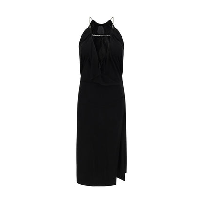 Givenchy Midi Dress with Halter Neckline