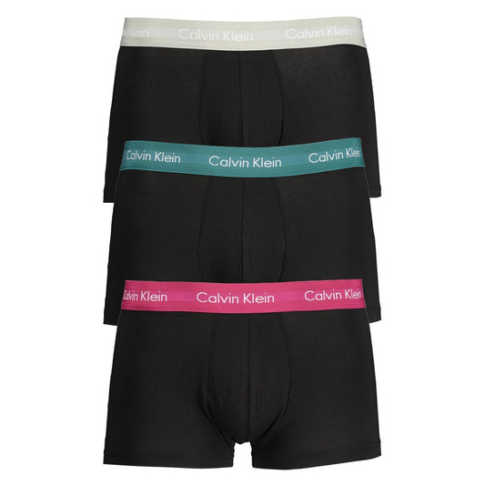 Calvin Klein Black Cotton Underwear - Boxer Tri-Pack