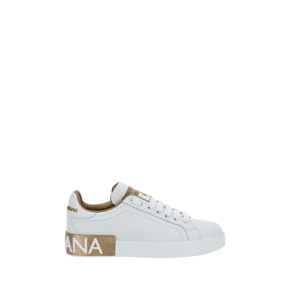 Dolce & Gabbana Calfskin Portofino Sneakers