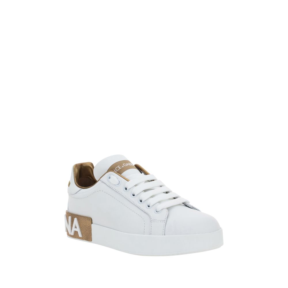 Dolce & Gabbana Calfskin Portofino Sneakers