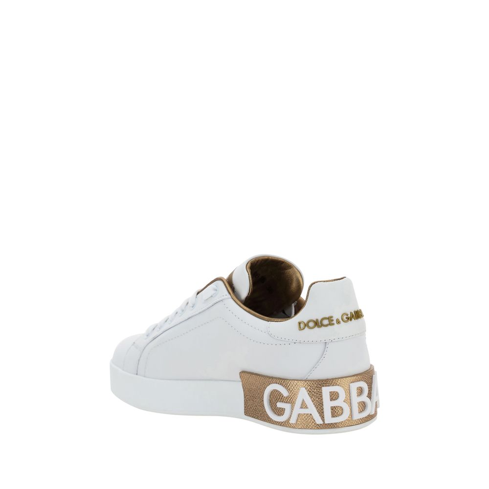 Dolce & Gabbana Calfskin Portofino Sneakers