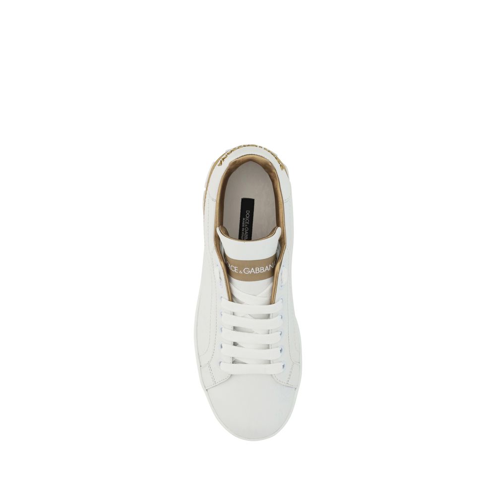 Dolce & Gabbana Calfskin Portofino Sneakers