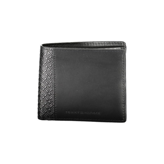 Tommy Hilfiger Black Leather Men’s Wallet