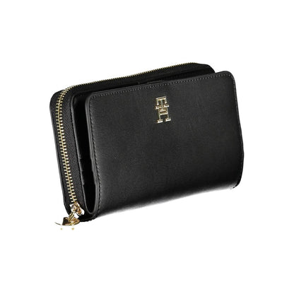 Tommy Hilfiger Black Faux Leather Women’s Wallet