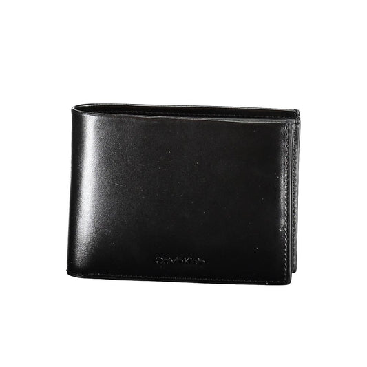 Calvin Klein Black Leather Men's Wallet