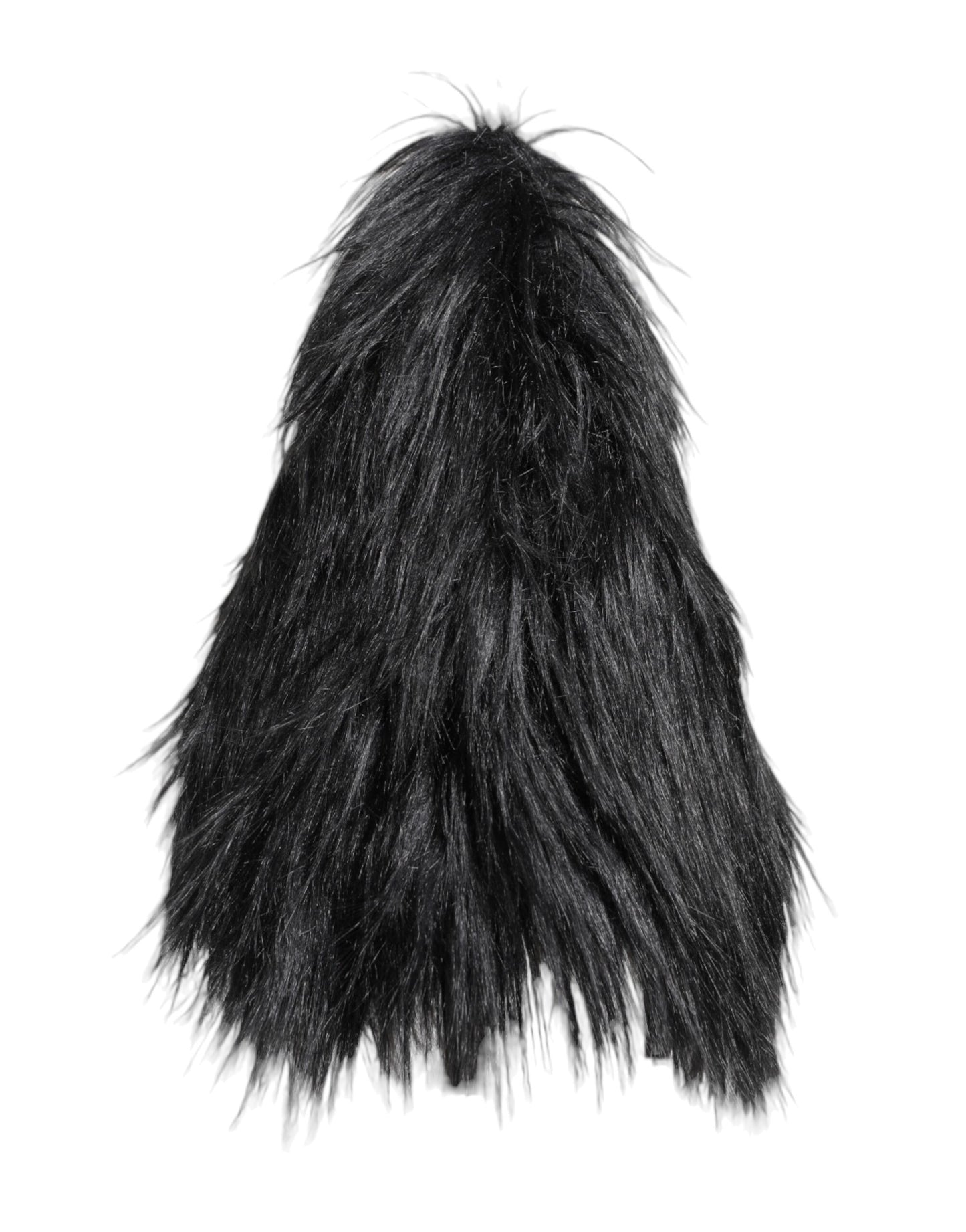 Dolce & Gabbana Black Acrylic Fur Women's Bucket Hat