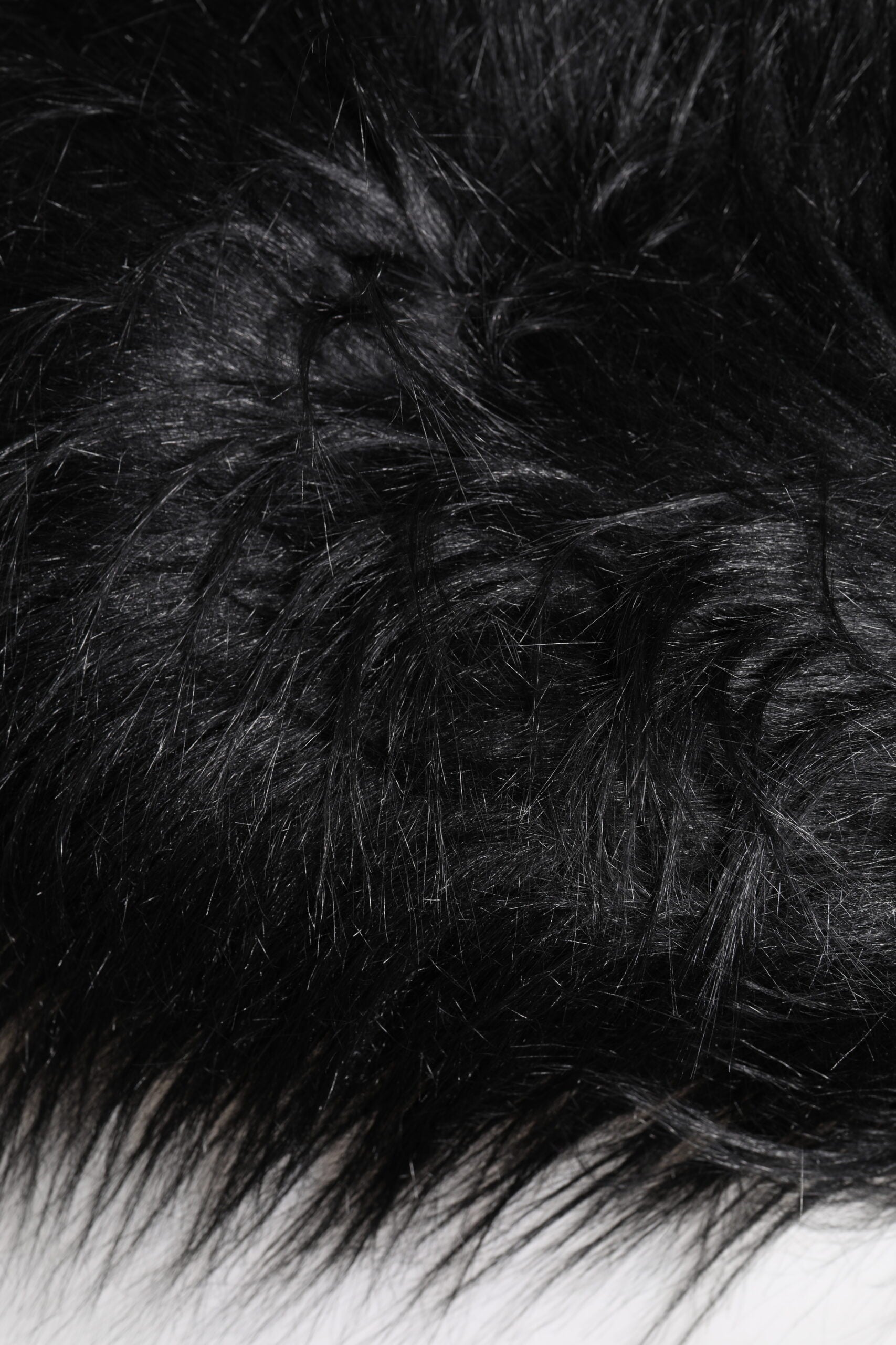 Dolce & Gabbana Black Acrylic Fur Women's Bucket Hat