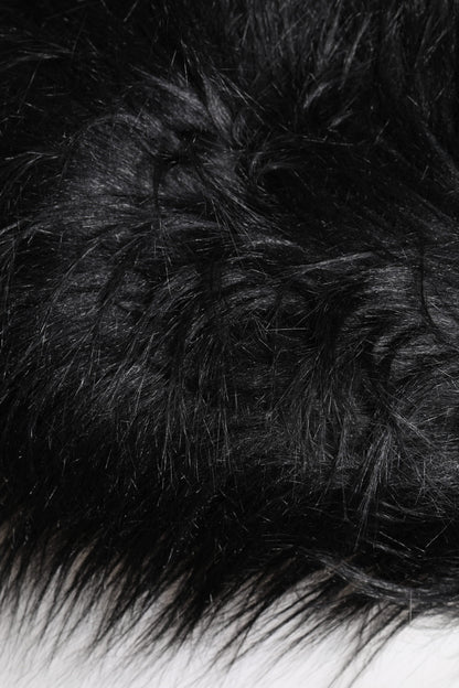 Dolce & Gabbana Black Acrylic Fur Women's Bucket Hat