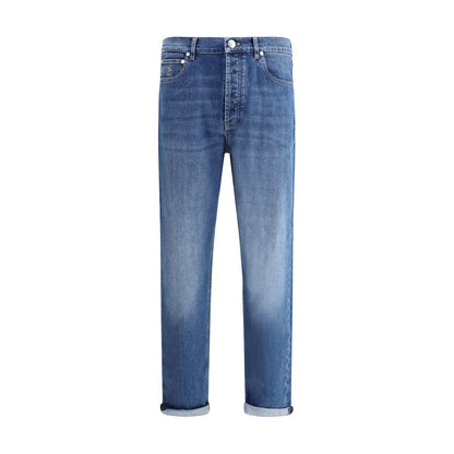 Brunello Cucinelli Cotton Straight-Leg Jeans