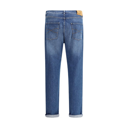 Brunello Cucinelli Cotton Straight-Leg Jeans