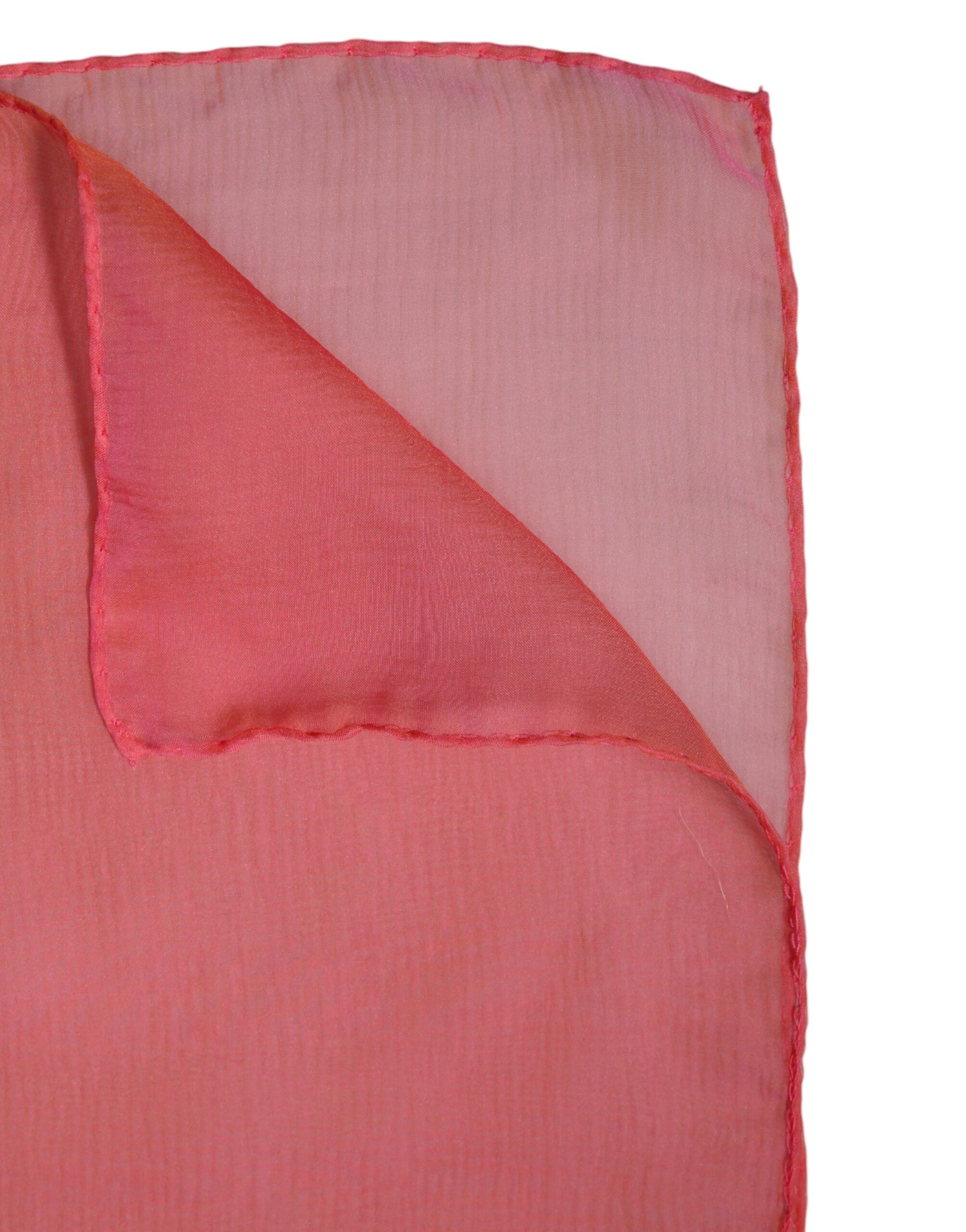Dolce & Gabbana Pink Silk Wrap Shawl Scarf