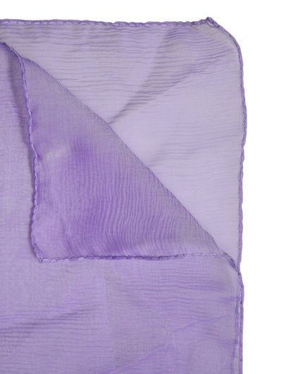 Dolce & Gabbana Purple Silk Wrap Shawl Scarf