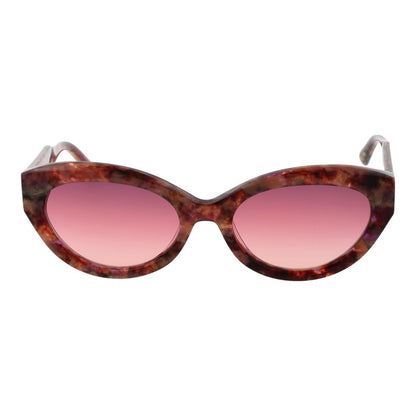 Scotch & Soda Women’s Multicolor Cat Eye Sunglasses with Rose Gradient Lenses, 55mm