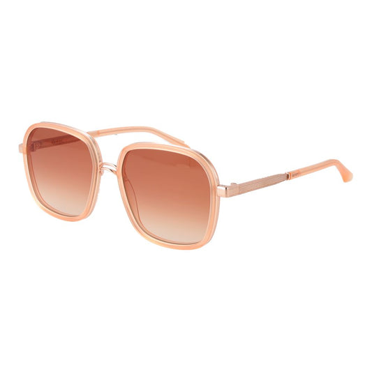 Sandro Women’s Sunglasses – Orange Square Frame with Gradient Lenses, 54mm