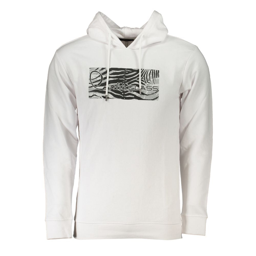 Cavalli Class White Men's Hoodie