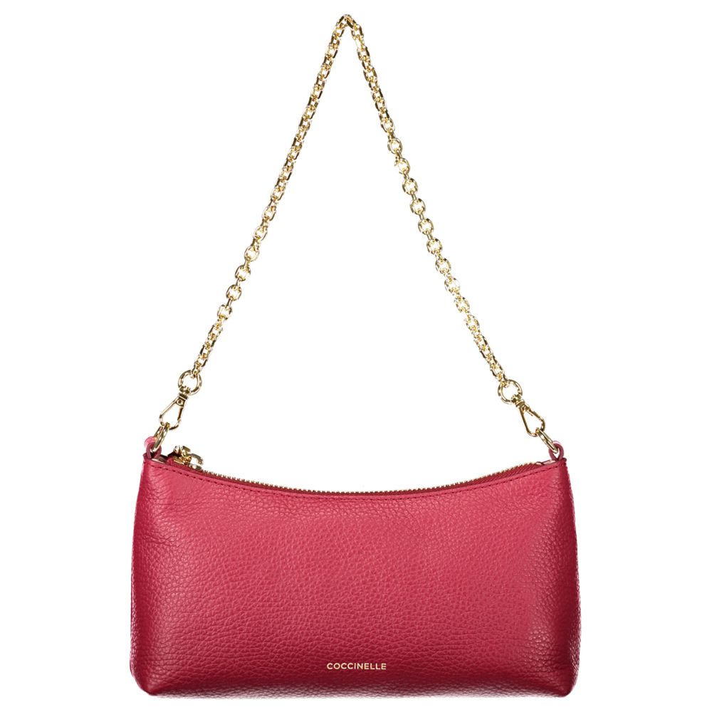 Coccinelle Red Leather AURA Bag