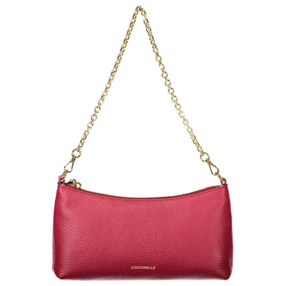 Coccinelle Red Leather AURA Bag