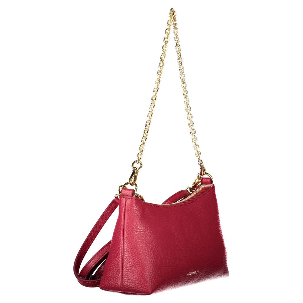 Coccinelle Red Leather AURA Bag