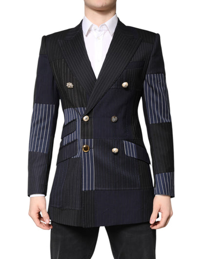 Dolce & Gabbana Multicolor Patchwork Blazer