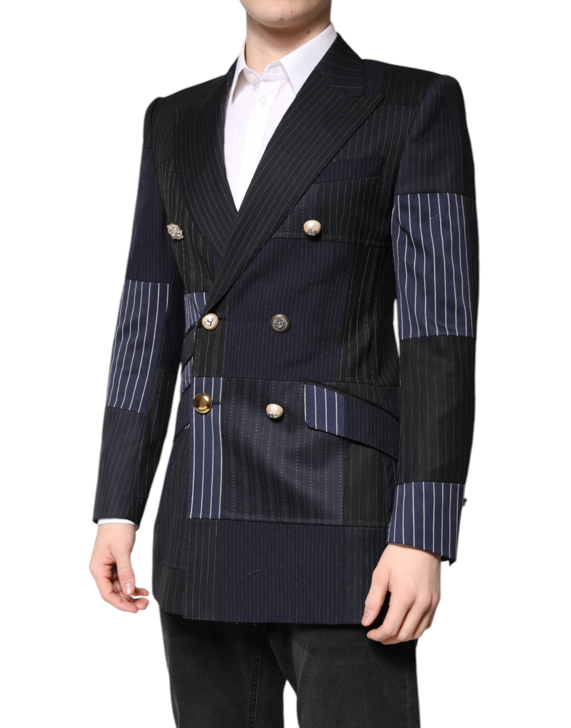 Dolce & Gabbana Multicolor Patchwork Blazer