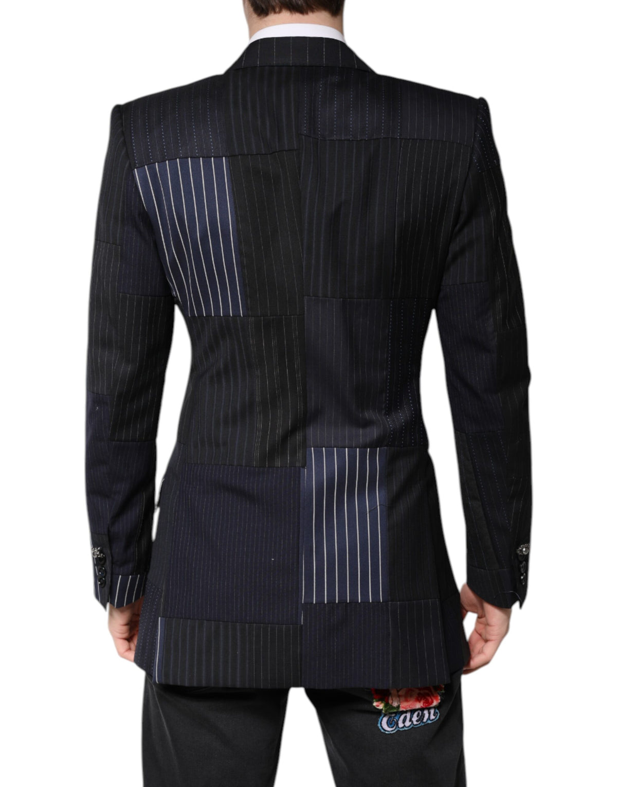 Dolce & Gabbana Multicolor Patchwork Blazer