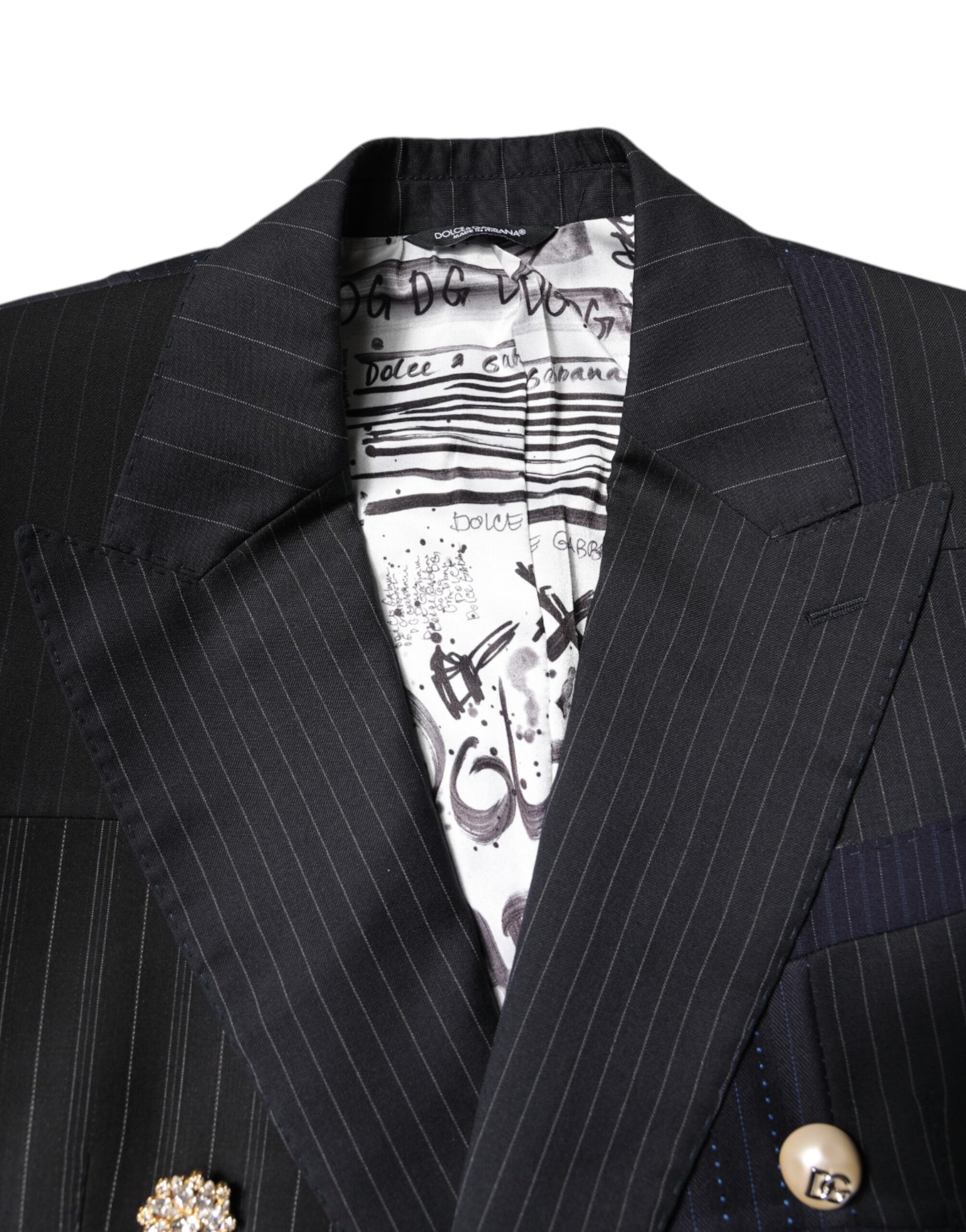Dolce & Gabbana Multicolor Patchwork Blazer