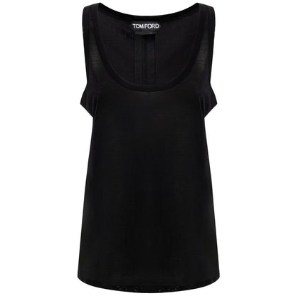 Tom Ford Black Silk Tank Top - Effortless Elegance Redefined